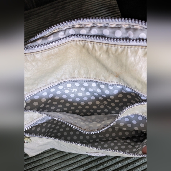 Silver Kipling Shoulder Messenger Bag - Picture 4 of 6